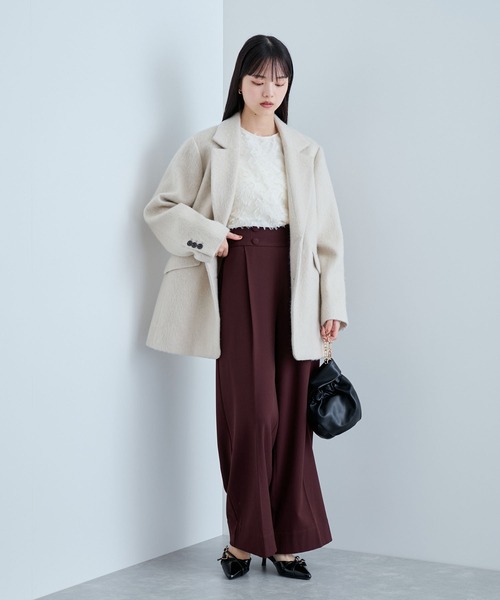 「VIS」 パンツ L ベージュ系その他 レディース_画像6