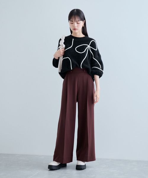 「VIS」 パンツ L ベージュ系その他 レディース_画像7