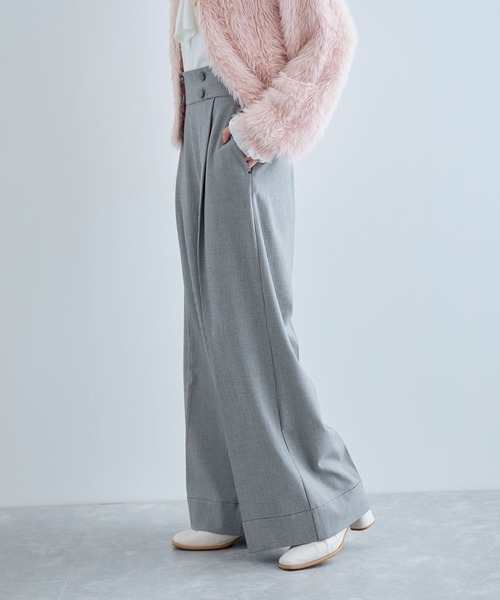 「VIS」 パンツ L ベージュ系その他 レディース_画像9