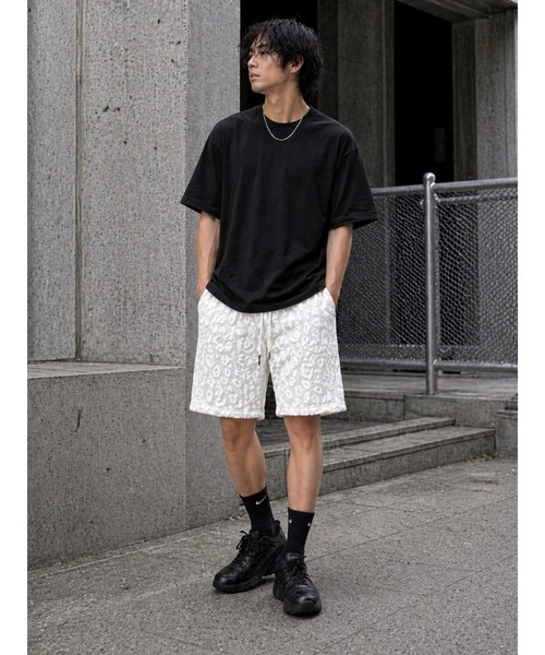 優里着用　レオパード柄カジュアルパンツ Bling Leads パンツ 「Bls」 「ZM」「Bling Leads」パイル生地