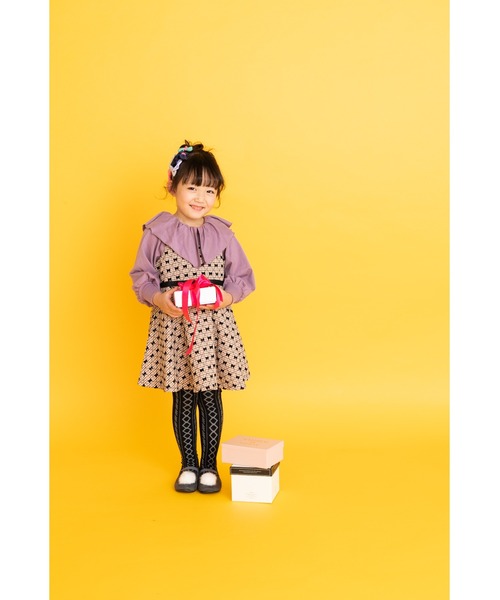 「nino」 「KIDS」長袖カットソー 140cm ラベンダー キッズ_画像4