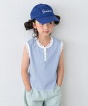 タンクトップ 肌着 「KIDS」シアーフリル切...の詳細画像3