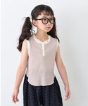 タンクトップ 肌着 「KIDS」シアーフリル切...の詳細画像5