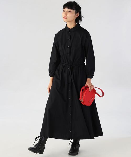 「To b. by agnes b.」 シャツワンピース 40 ブラック レディース_画像7
