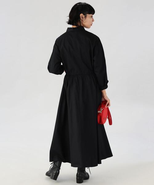 「To b. by agnes b.」 シャツワンピース 40 ブラック レディース_画像9