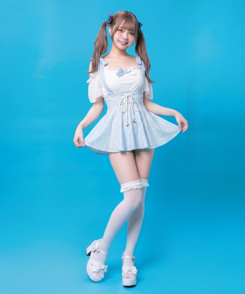 DEAR MY LOVE 水着 シナモロール シナモン DearMyLove 水着 シナモロールジャンスカ水着 レディース : ZOZOTOWN