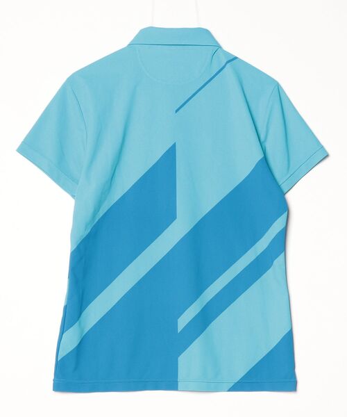 DESCENTE GOLF 「DESCENTE GOLF」 半袖ポロシャツ L ブルー メンズ