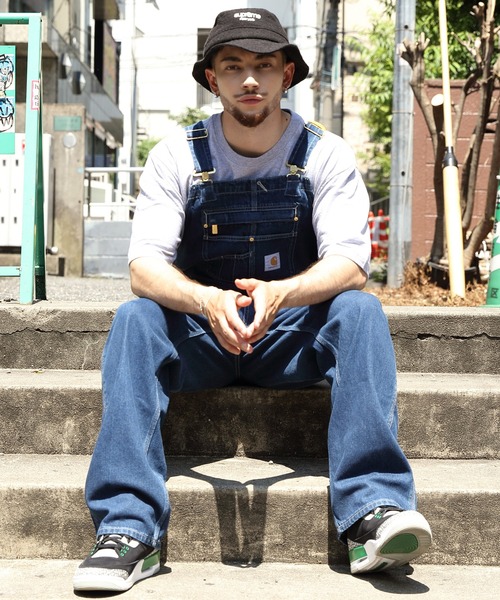 美品Carhartt カーハート オーバーオール 30 X 32 ダークブルー Carhartt（カーハート） オーバーオール 32 ダークインディゴブルー