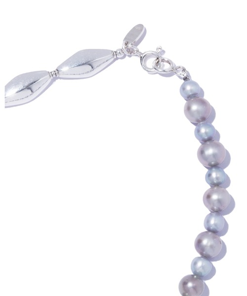 指輪 リング 「quip queint」dual kris necklace/デュアル クリス ネックレス シルバー 淡水パール レディースの画像