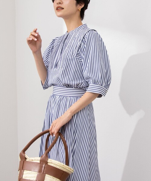 「NOLLEY'S」 7分袖ブラウス 38 ホワイト レディース_画像8