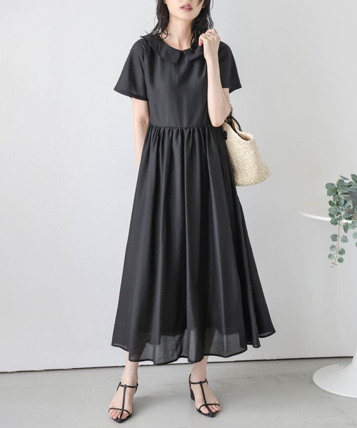 AMELY」 半袖ワンピース M ブラック レディース : ZOZOTOWN Yahoo!店