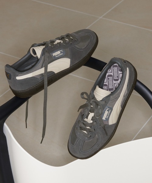 PUMA ダークグレー ローファースニーカー PUMA（プーマ） ローカットスニーカー 23.5 ダークグレー レディース