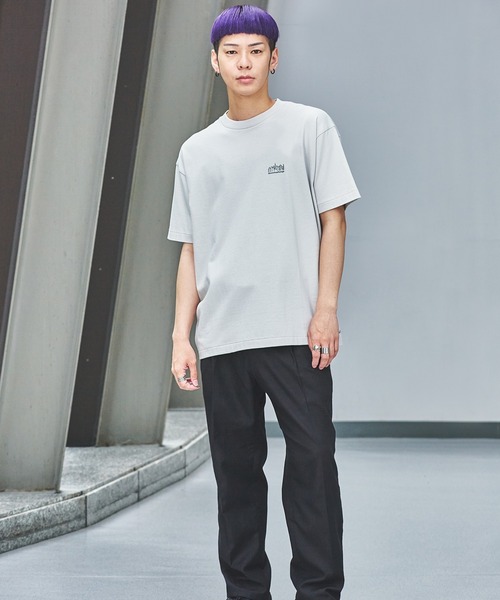 「Manhattan Portage」 長袖Tシャツ X-LARGE ライトグレー メンズ_画像2