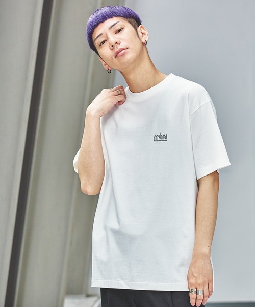 「Manhattan Portage」 長袖Tシャツ X-LARGE ライトグレー メンズ_画像7