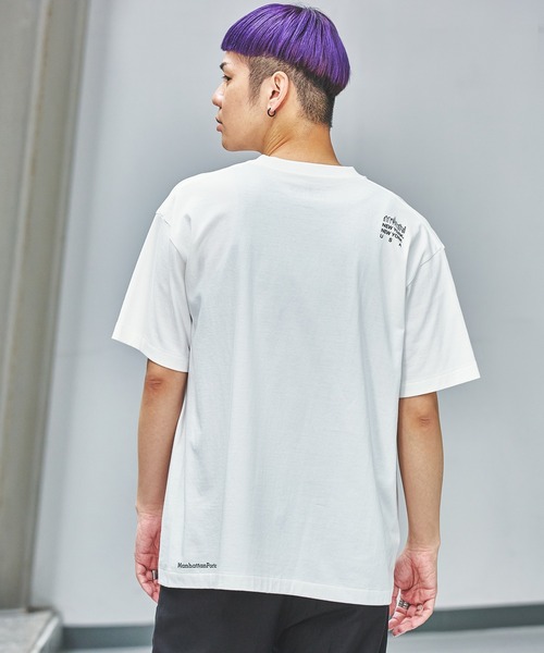 「Manhattan Portage」 長袖Tシャツ X-LARGE ライトグレー メンズ_画像8