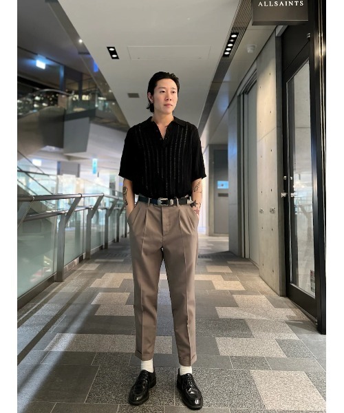 「ALLSAINTS」 スラックス 30 ブラウン系その他 メンズ_画像7