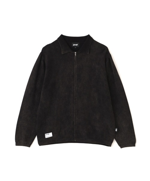 Schott N.Y.C（ショット） 「Schott」 ニットカーディガン L ブラック