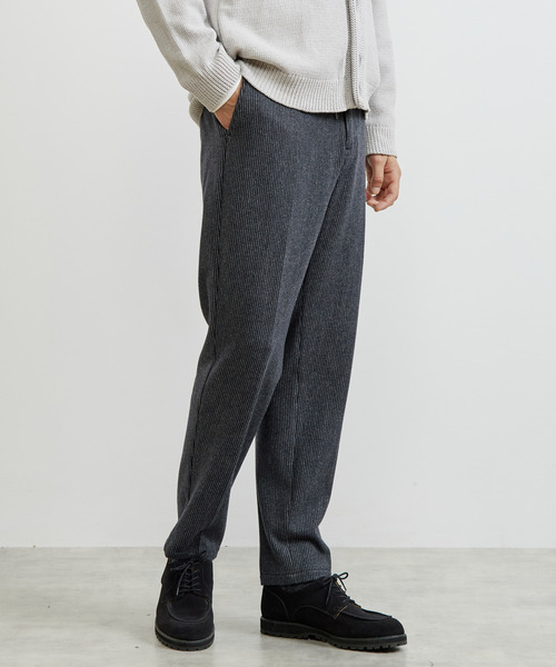 MEN'S MELROSE スラックス トリニティーストライプイージーパンツ