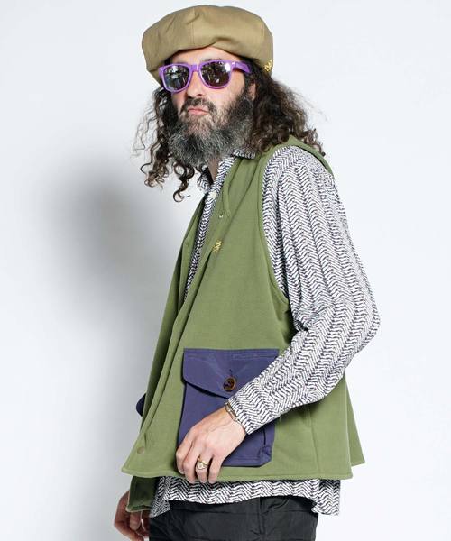 ALDIES（アールディーズ） ベスト ジレ Fleece Wide Vest / フリース 