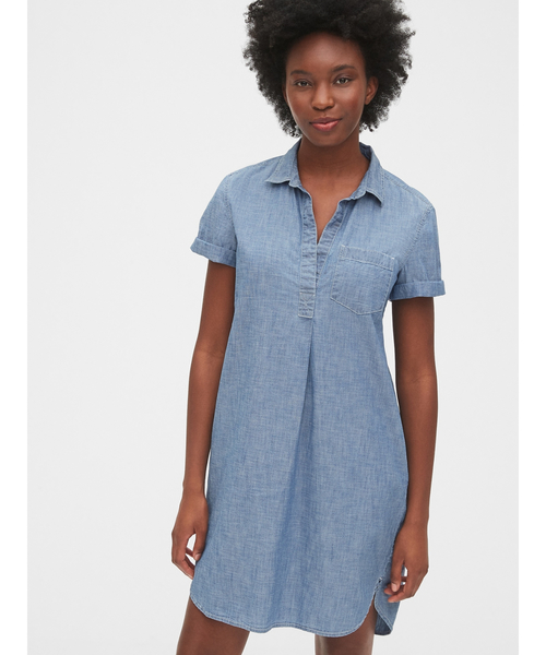 ワンピース シャツワンピース ポップオーバーシャンブレーワンピース Zozotown Paypayモール店 通販 Paypayモール