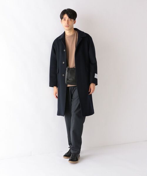 SHIPS any ステンカラーコート コート any: SORONA混 ストレッチ