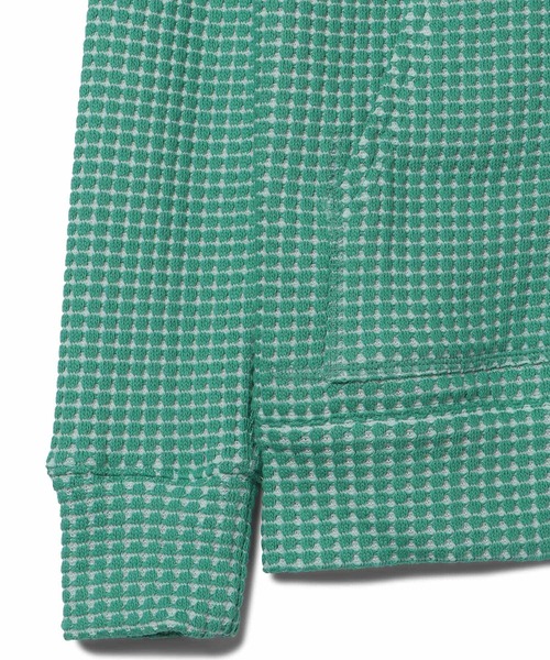 SEAGREEN パーカー SEAGREEN(シーグリーン) BIG WAFFLE hoodie メンズ 