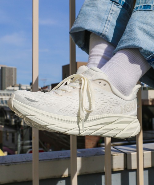 スニーカー HOKA ONEONE CLIFTON 8 / ホカオネオネ クリフトン 大特価祭 HOKAONEONE CLIFTON 8 ブラック 25cm レディース試着のみ スニーカー