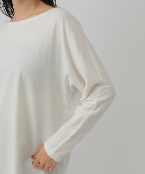 最終価格　Chaos ドミールコットンロングTシャツ グレー カオス CHAOS ドミールコットンロングTシャツ ロンT カットソー