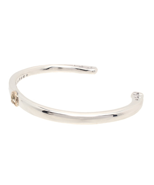 バングル circle silver bangle-K10-peace sign- シルバー バングル メンズ レディースの画像