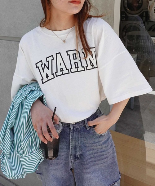 ANGIE tシャツ GILDAN カレッジロゴ オーバーサイズ プリント T