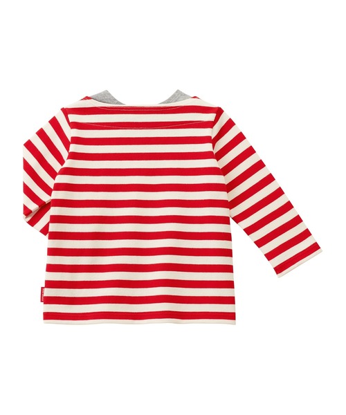 MIKI HOUSE tシャツ ボーダー長袖Tシャツ キッズ 子供服 男の子 女の子