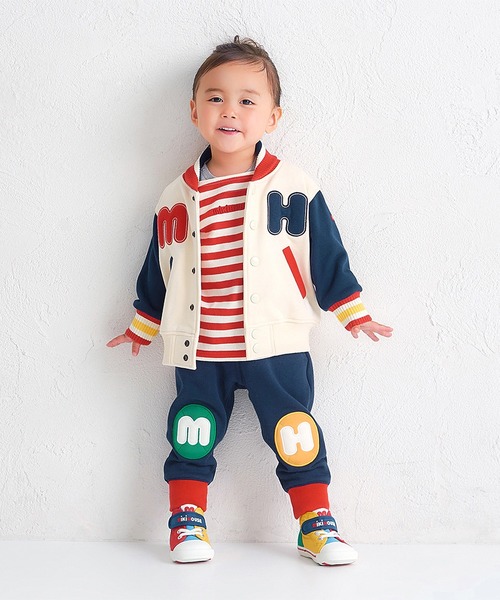 MIKI HOUSE（ミキハウス） tシャツ ボーダー長袖Tシャツ キッズ 子供服
