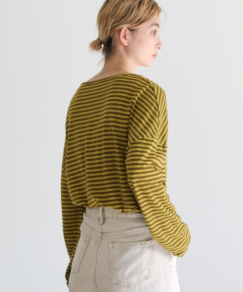 moka様 スラブリブVネックミックスニット（ニット/セーター）｜select MOCA