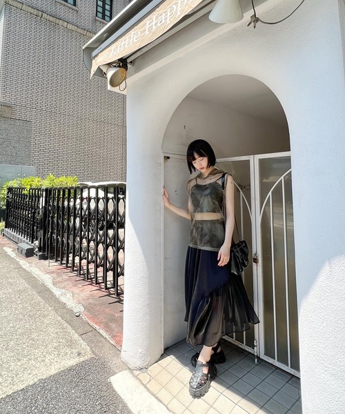 スカート アシンメトリーロングスカート レディース : ZOZOTOWN
