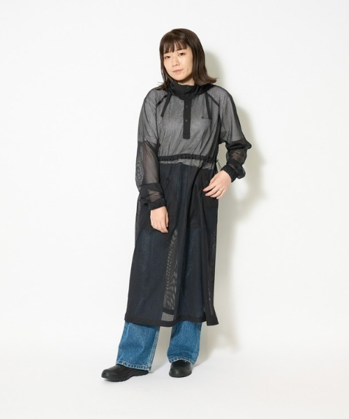 【楽ギフ_のし宛書】 snow peak コート アウター Insect Shield Mesh Long Pullover ジャケット・アウター