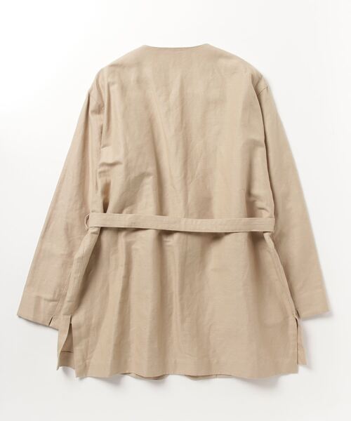 ジャケット ノーカラージャケット メンズ 「08sircus/ゼロエイトサーカス」Co/Li ratine collarless jacket｜zozo｜03