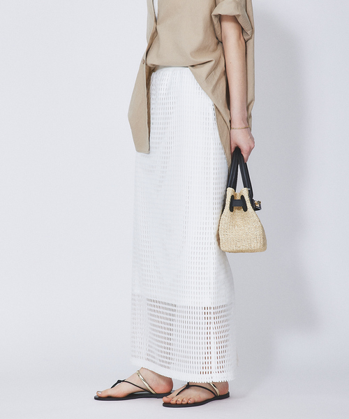 Rouge vif スカート メッシュスリットタイトスカート : ZOZOTOWN