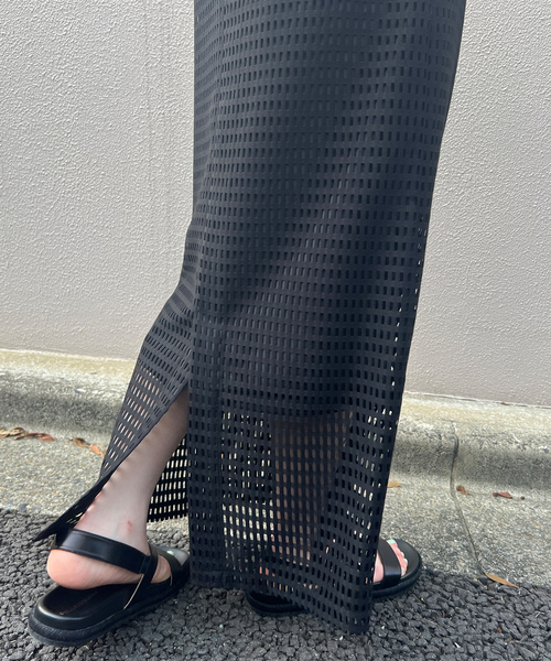 Rouge vif スカート メッシュスリットタイトスカート : ZOZOTOWN