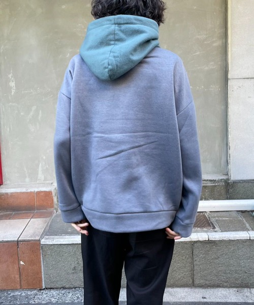 MGV パーカー バイカラーパーカー メンズ レディース : ZOZOTOWN