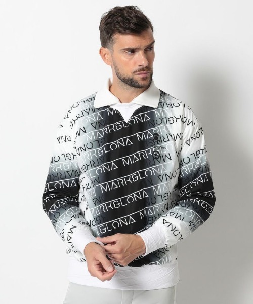 美品　マークアンドロナ　mark&lona ウール　ストレッチブルゾン　メンズ 美品 マークアンドロナ mark&lona ウール ストレッチブルゾン メンズ