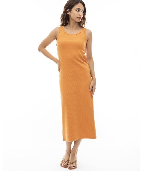 Jil Sander リボンタイ ドレス ワンピース オレンジ Lサイズあり【DEA./ディア】レース/ ティアード/ チュール