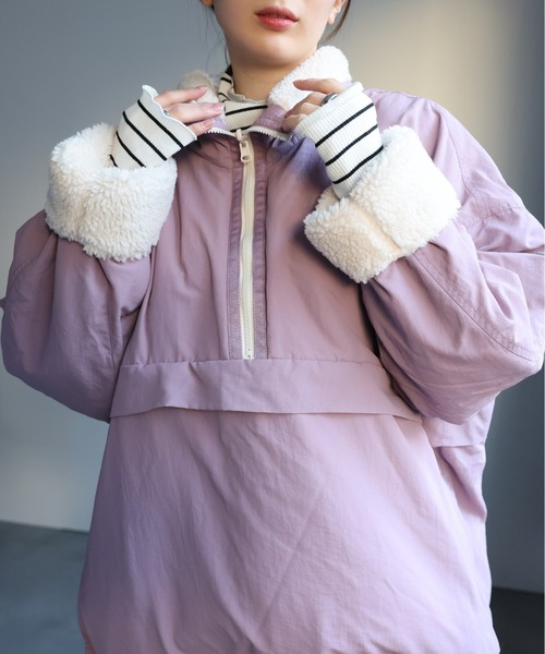 LACーVERT ブルゾン ジャンバー 「リバーシブル/2WAY」ハーフジップ