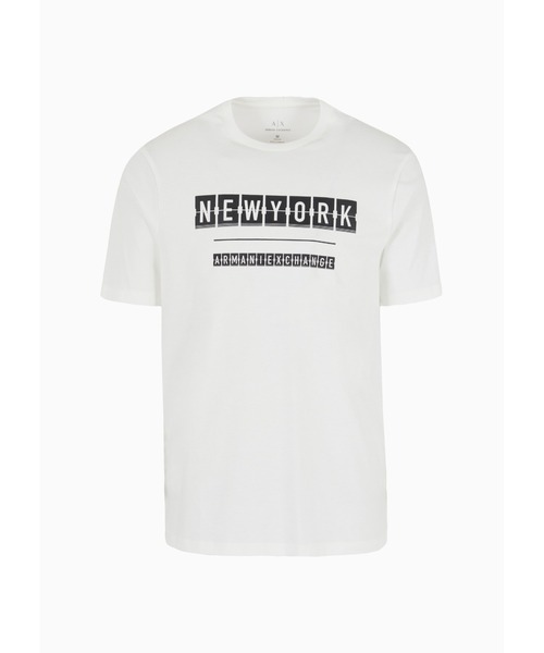 ARMANI EXCHANGE Tシャツ　ロゴプラント　フェード　グレー ARMANI EXCHANGE tシャツ 「A|X アルマーニ エクスチェンジ」AX