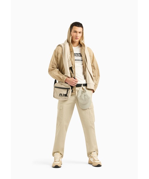 Emporio Armani★半袖 クルーネック ロゴ トップス Tシャツ ARMANI EXCHANGE tシャツ 「A|X アルマーニ エクスチェンジ
