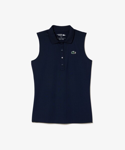LACOSTE / ラコステ UVカット UPF50+ ウルトラドライノースリーブゴルフポロシャツ LACOSTE ポロシャツ ポロ UVカット UPF50+ ウルトラドライ