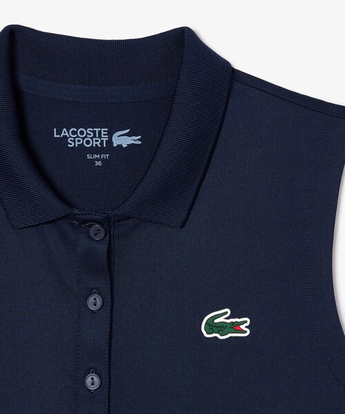 LACOSTE / ラコステ UVカット UPF50+ ウルトラドライノースリーブゴルフポロシャツ LACOSTE ポロシャツ ポロ UVカット UPF50+ ウルトラドライ