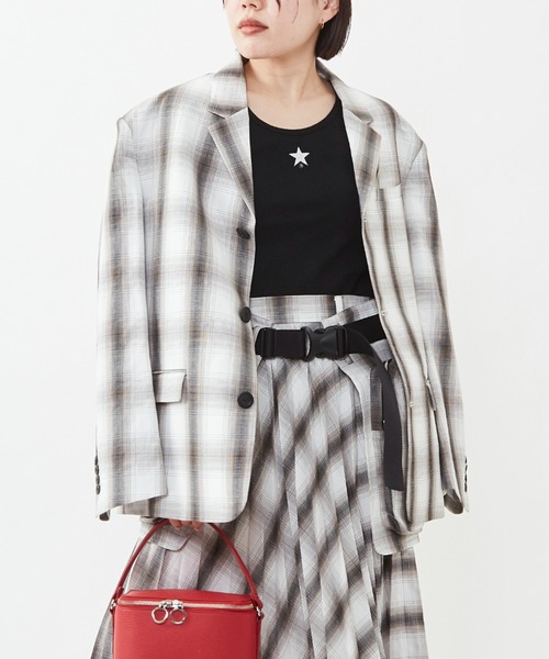 ジャケット・アウター SHORT JACKET SET UP SIDE LINE SHORT TRACK JACKET(WOMEN'S)｜CONVERSE TOKYO