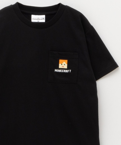 tシャツ Minecraft マインクラフト 刺繍Tシャツ キッズ 子供服