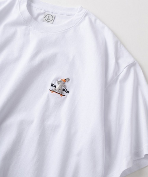 tシャツ ワンポイント アニマルイラスト サガラ刺繍MIXデザイン ビッグ