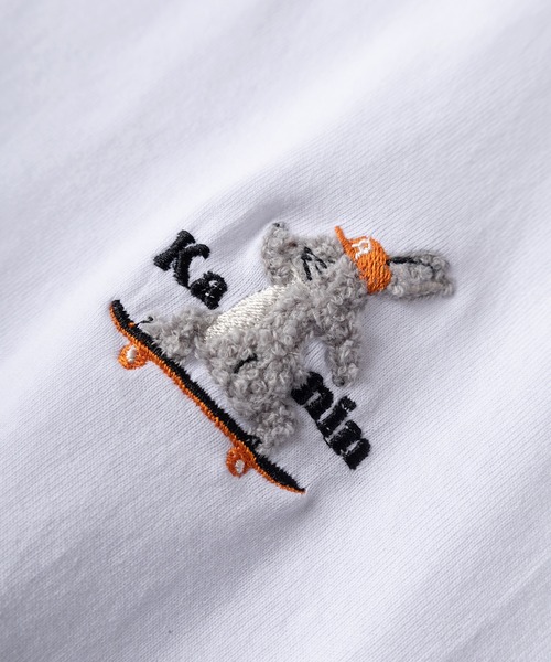 tシャツ ワンポイント アニマルイラスト サガラ刺繍MIXデザイン ビッグ